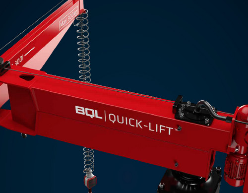 Quick-Lift智能提升機擁有結構輕巧、結實耐用吊臂
